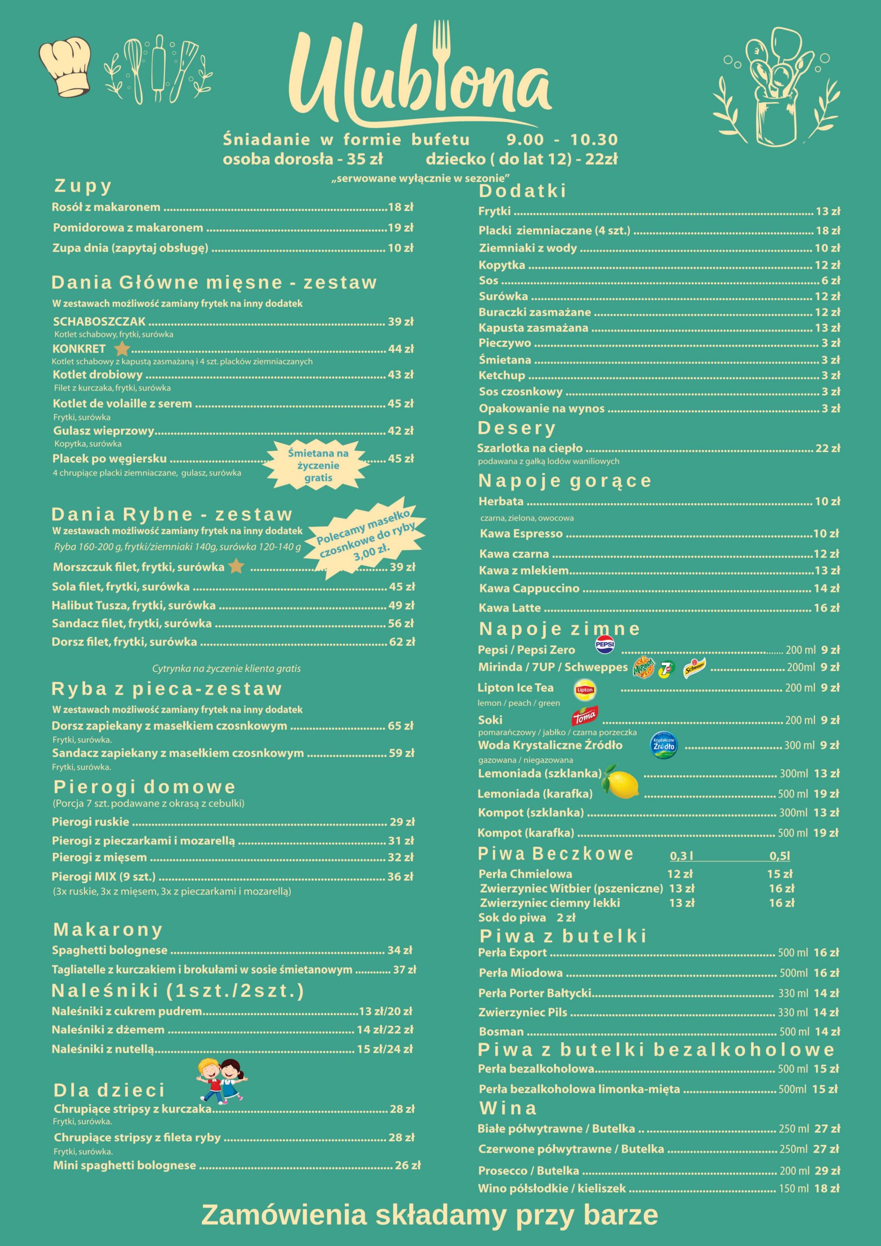 Menu polskie